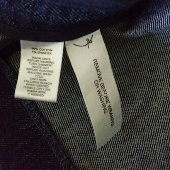 Ann Taylor Loft Jean Blazer Size 4 - Picture 3 of 3